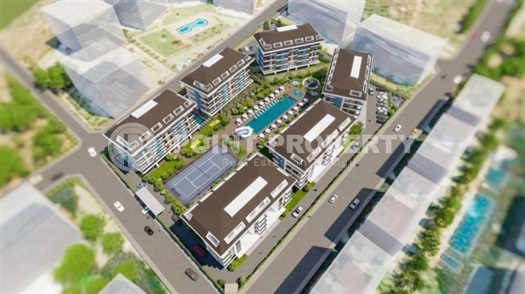 Новая квартира с одной спальней, 65м², в элитном комплексе в 100 метрах от моря в районе Кестель-id-2433-фото-21