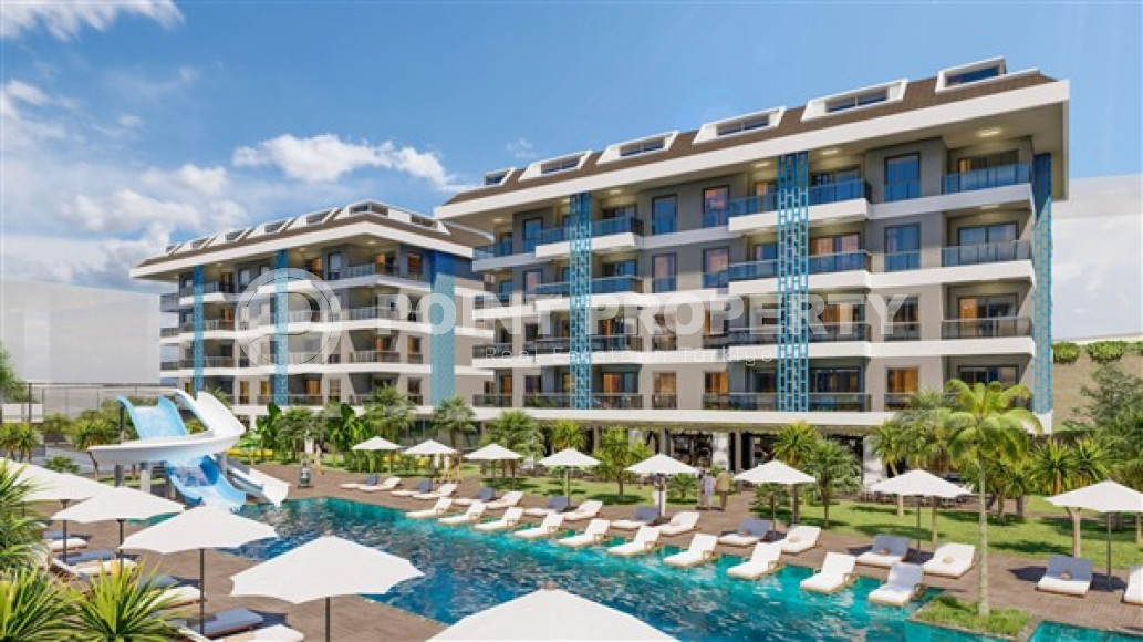 Новая квартира с одной спальней, 65м², в элитном комплексе в 100 метрах от моря в районе Кестель-id-2433-фото-23