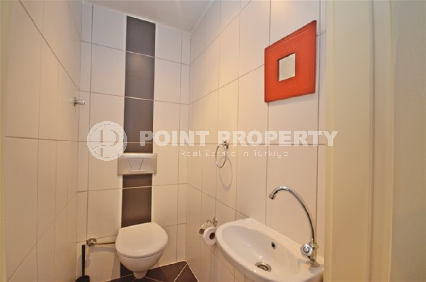 Апартаменты с двумя спальнями, 110м², в 200м от моря в элитном районе Каргыджак, Алания-id-2434-фото-15