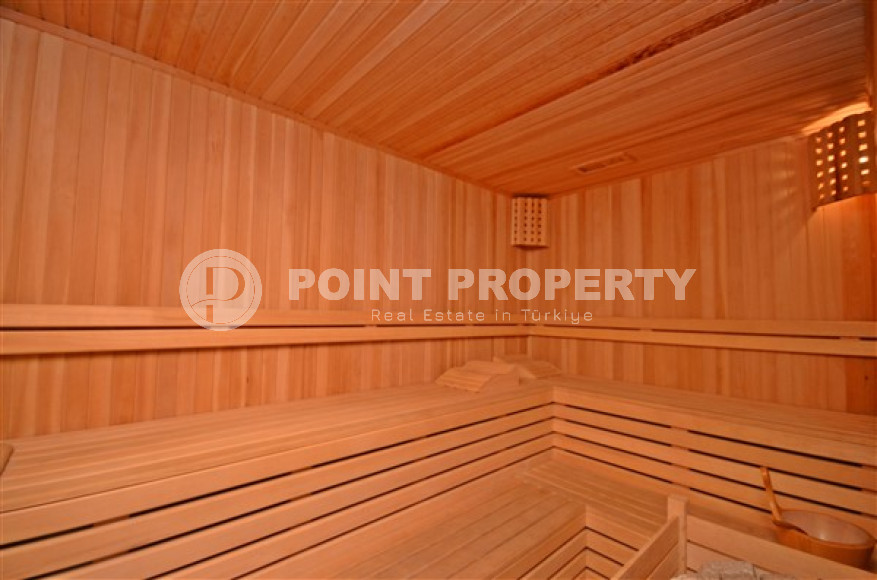 Апартаменты с двумя спальнями, 110м², в 200м от моря в элитном районе Каргыджак, Алания-id-2434-фото-26