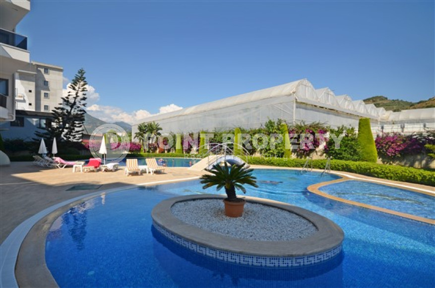 Апартаменты с двумя спальнями, 110м², в 200м от моря в элитном районе Каргыджак, Алания-id-2434-фото-29