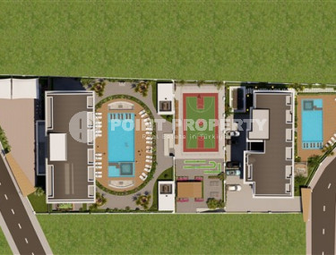 Квартиры, 50-172м², в новом комплексе с отельной инфраструктурой в районе Алании - Демирташ-id-2436-фото-4