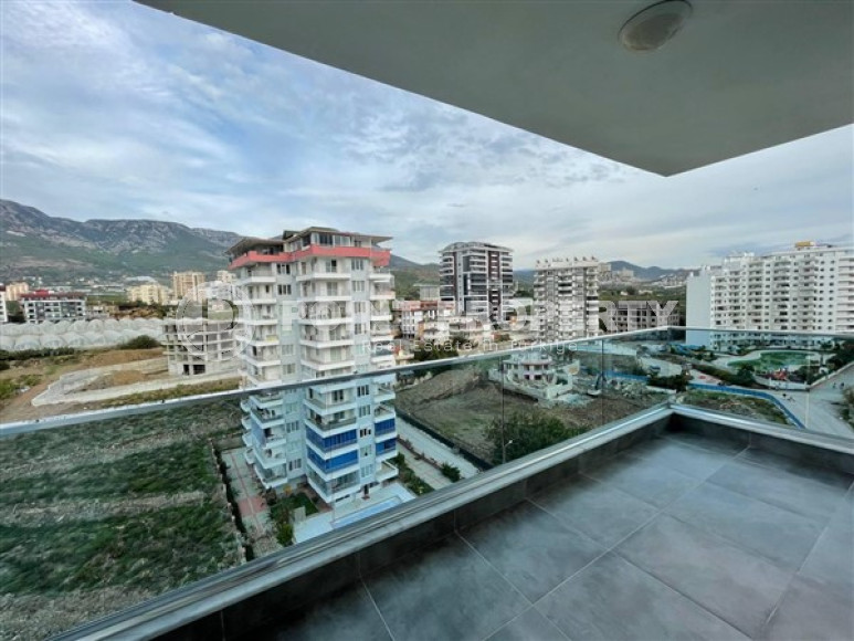 Меблированная квартира с двумя спальнями, 100м², в новом комплексе с бассейном в Махмутларе-id-2437-фото-13