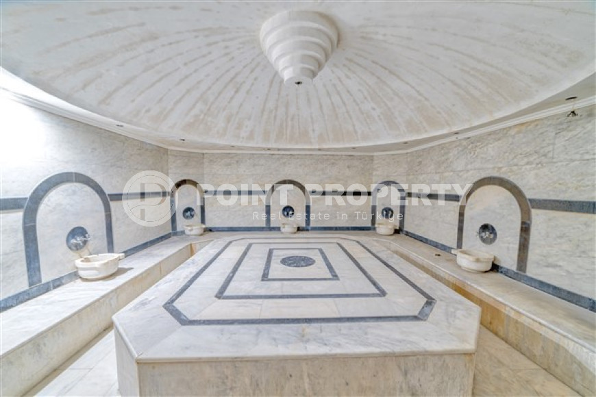 Просторный пентхаус 4+1 с личной сауной, 268 м², в 1200 м от моря в Махмутларе, Аланья-id-2439-фото-23