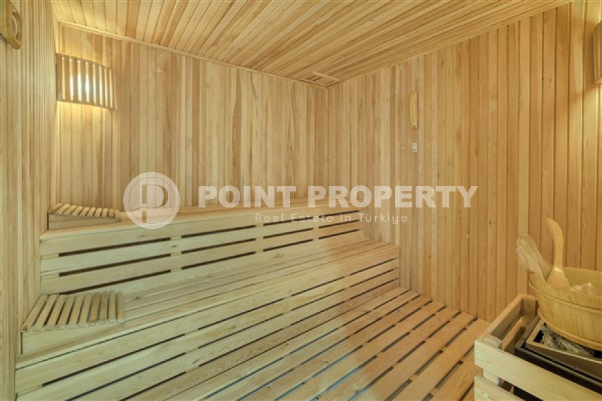 Просторный пентхаус 4+1 с личной сауной, 268 м², в 1200 м от моря в Махмутларе, Аланья-id-2439-фото-46