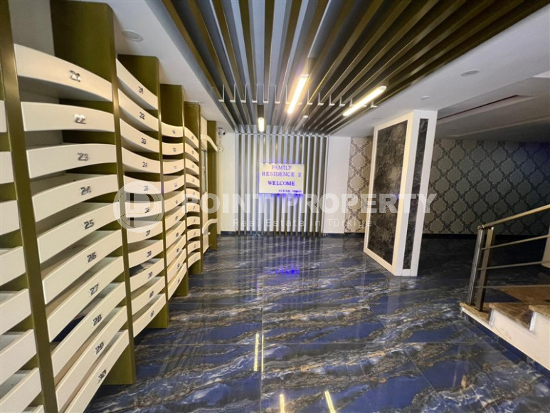 Двухуровневые апартаменты 3+1 в Махмутларе с видом на море и горы, 450 метров к морю-id-1210-фото-5