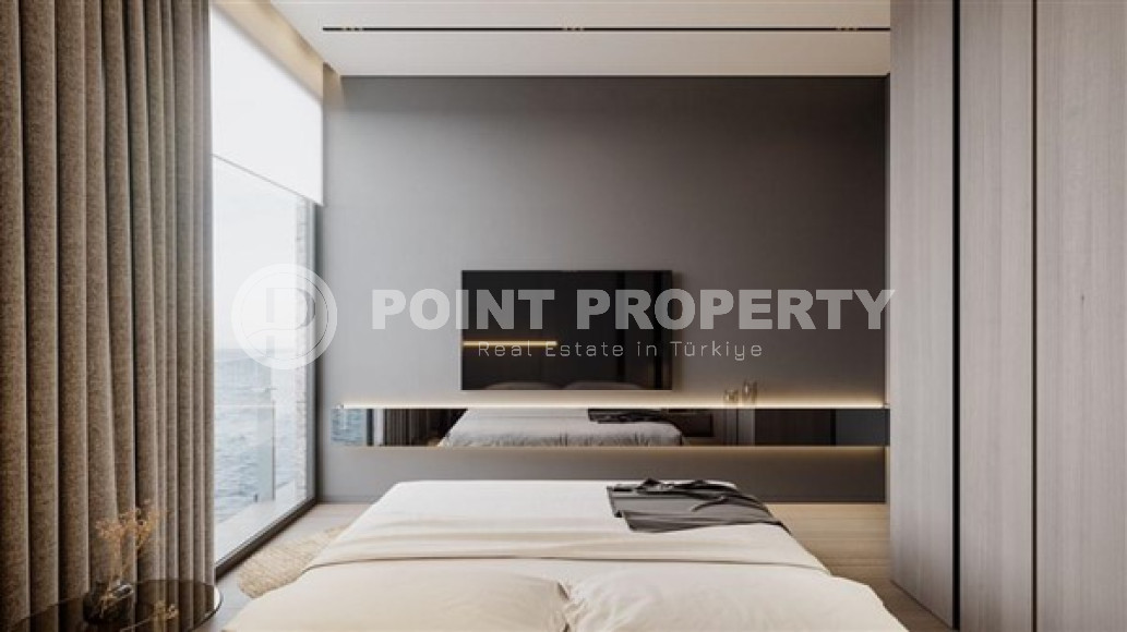 Элитная недвижимость на этапе строительства на берегу Средиземного моря в Махмутларе, Алания, 70-105м²-id-2443-фото-10