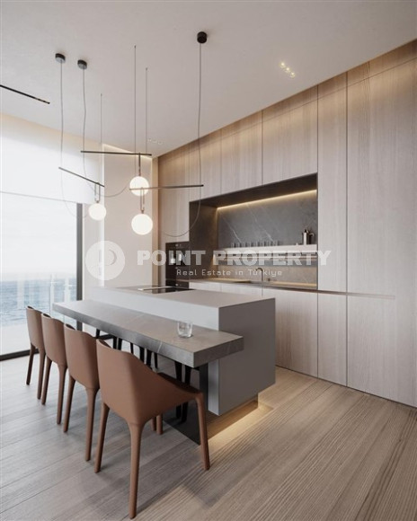 Элитная недвижимость на этапе строительства на берегу Средиземного моря в Махмутларе, Алания, 70-105м²-id-2443-фото-15