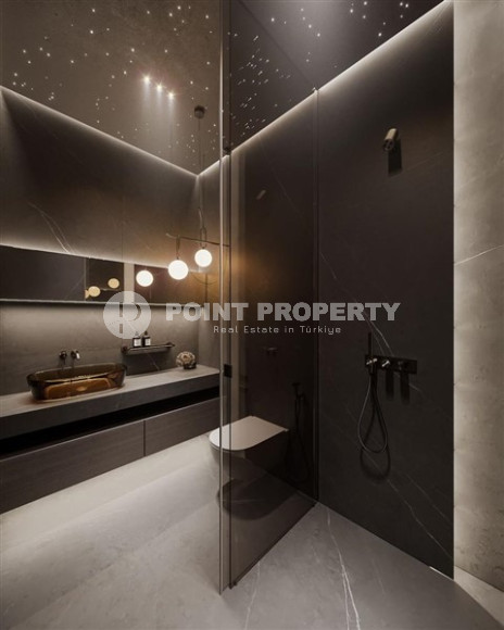 Элитная недвижимость на этапе строительства на берегу Средиземного моря в Махмутларе, Алания, 70-105м²-id-2443-фото-17