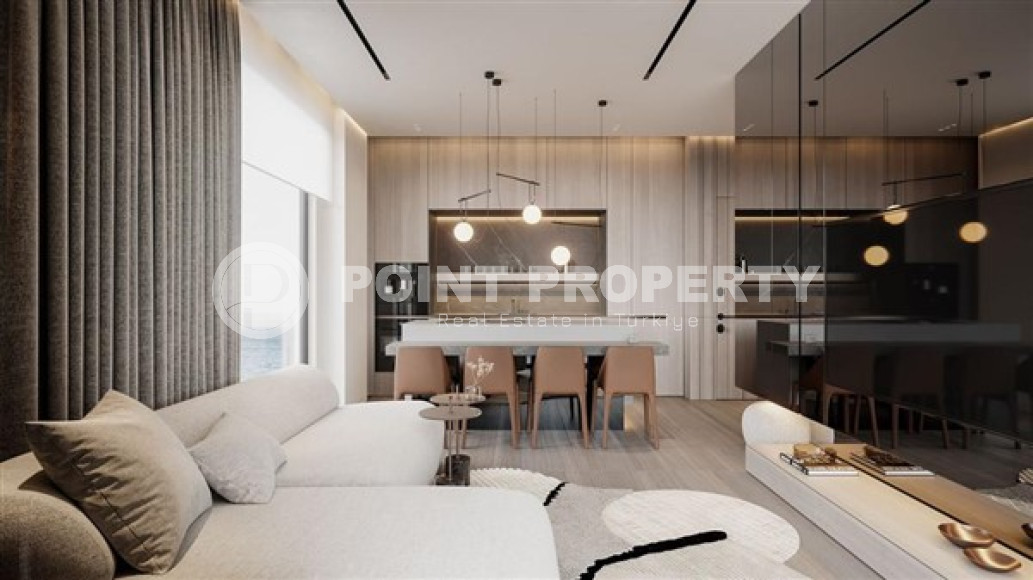 Элитная недвижимость на этапе строительства на берегу Средиземного моря в Махмутларе, Алания, 70-105м²-id-2443-фото-19