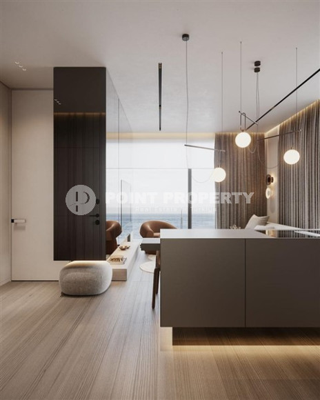 Элитная недвижимость на этапе строительства на берегу Средиземного моря в Махмутларе, Алания, 70-105м²-id-2443-фото-21