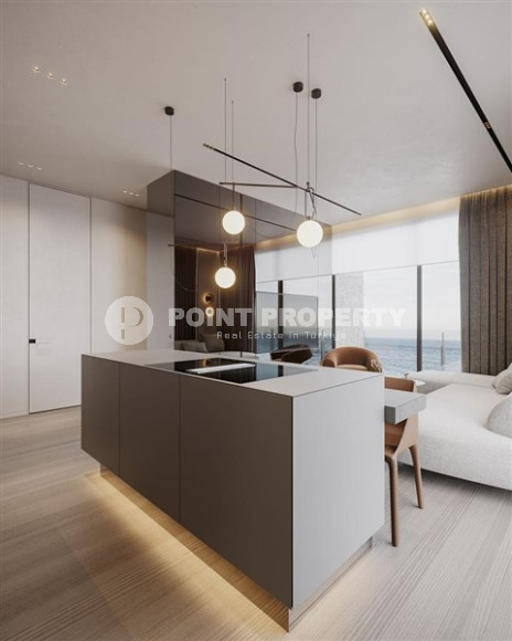 Элитная недвижимость на этапе строительства на берегу Средиземного моря в Махмутларе, Алания, 70-105м²-id-2443-фото-22