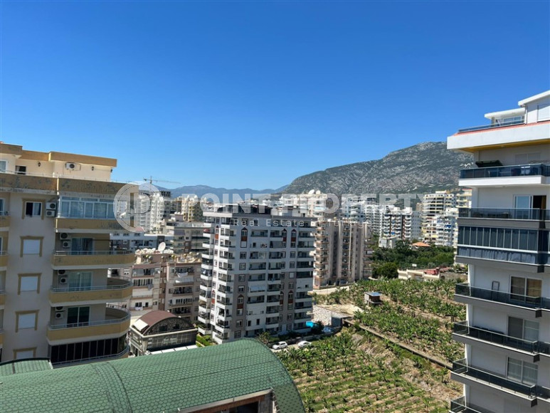 Двухуровневые апартаменты 3+1 в Махмутларе с видом на море и горы, 450 метров к морю-id-1210-фото-13