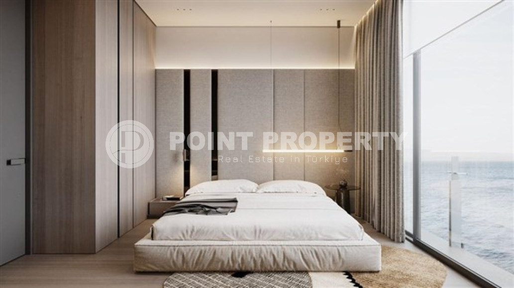 Элитная недвижимость на этапе строительства на берегу Средиземного моря в Махмутларе, Алания, 70-105м²-id-2443-фото-23