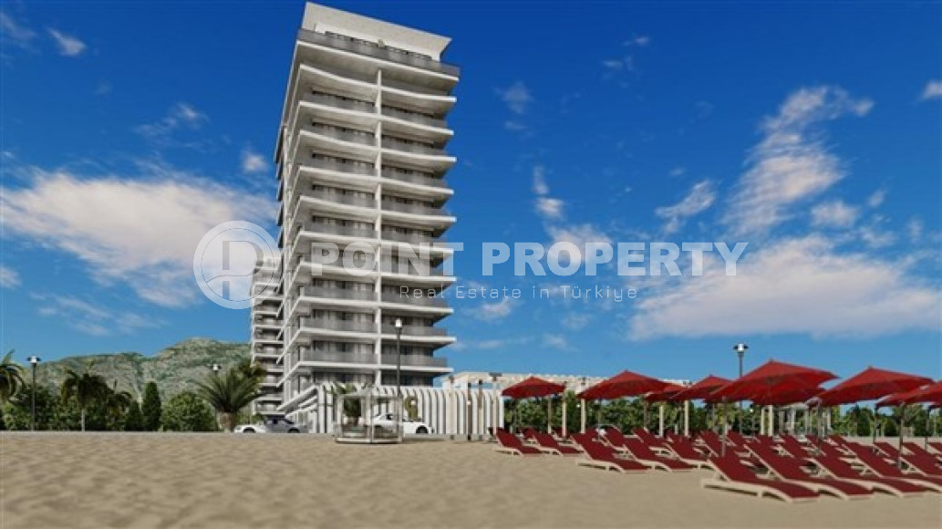 Элитная недвижимость на этапе строительства на берегу Средиземного моря в Махмутларе, Алания, 70-105м²-id-2443-фото-25