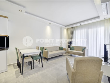 Элегантная двухкомнатная квартира, 65м² в комплексе с отельной инфраструктурой в Махмутларе, Алания-id-2444-фото-3