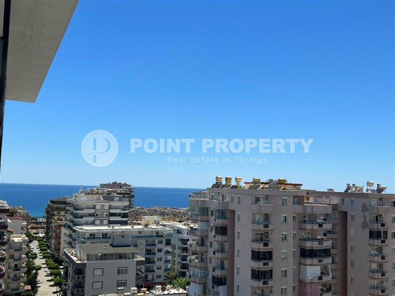 Двухуровневые апартаменты 3+1 в Махмутларе с видом на море и горы, 450 метров к морю-id-1210-фото-15