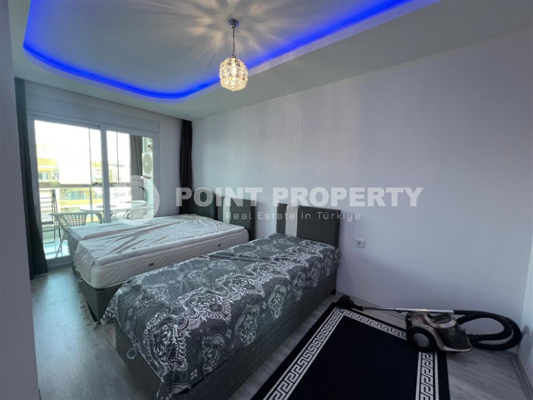 Двухуровневые апартаменты 3+1 в Махмутларе с видом на море и горы, 450 метров к морю-id-1210-фото-17