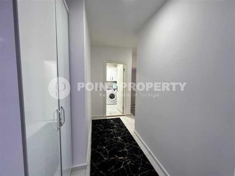 Двухуровневые апартаменты 3+1 в Махмутларе с видом на море и горы, 450 метров к морю-id-1210-фото-19