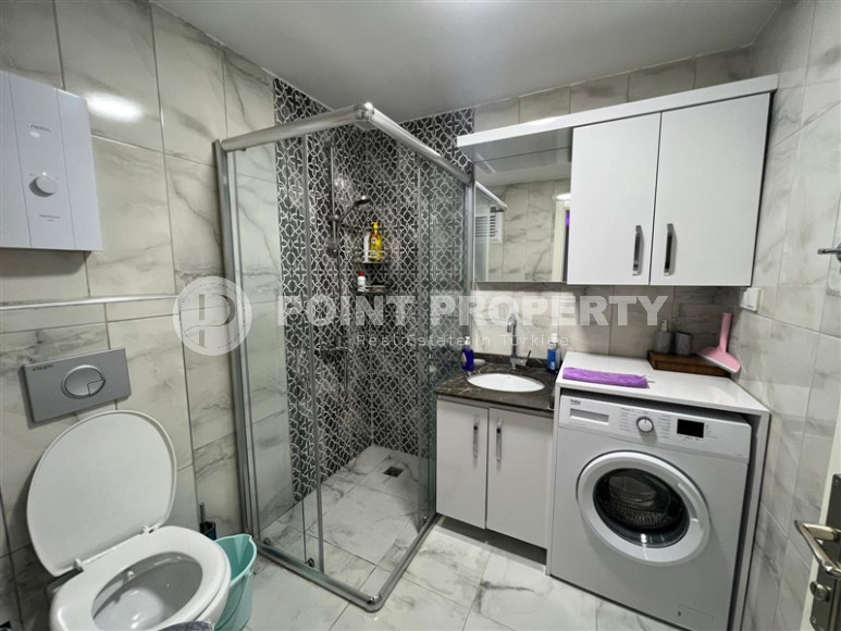 Двухуровневые апартаменты 3+1 в Махмутларе с видом на море и горы, 450 метров к морю-id-1210-фото-20