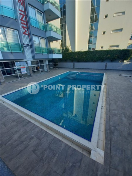 Ready to move in, one bedroom apartment, 60m², 150m from the sea in Alanya - Oba-id-2446-photo-13