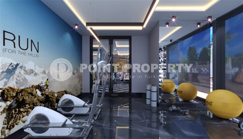 Квартиры 1+1 и 2+1, 42-78м², в комплексе на этапе строительства в Махмутларе, Алания, в 400м от моря-id-2447-фото-17