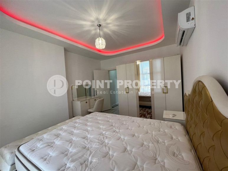 Двухуровневые апартаменты 3+1 в Махмутларе с видом на море и горы, 450 метров к морю-id-1210-фото-24