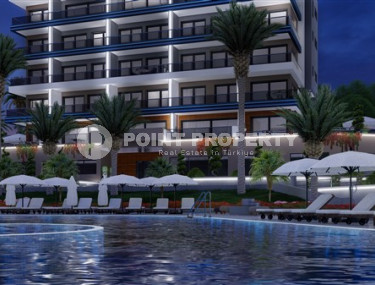 Садовый дуплекс с двумя спальнями, 128м², в новом элитном комплексе, Аланья, Каргыджак-id-2450-фото-2