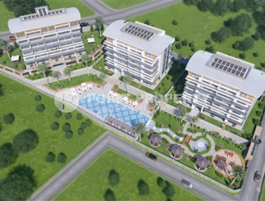 Садовый дуплекс с двумя спальнями, 128м², в новом элитном комплексе, Аланья, Каргыджак-id-2450-фото-3