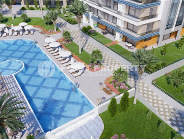 Садовый дуплекс с двумя спальнями, 128м², в новом элитном комплексе, Аланья, Каргыджак-id-2450-фото-4