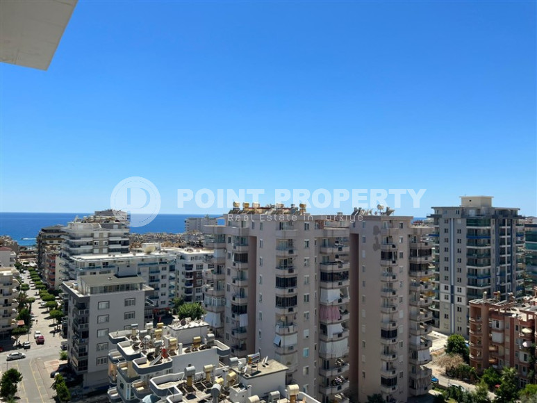 Двухуровневые апартаменты 3+1 в Махмутларе с видом на море и горы, 450 метров к морю-id-1210-фото-27