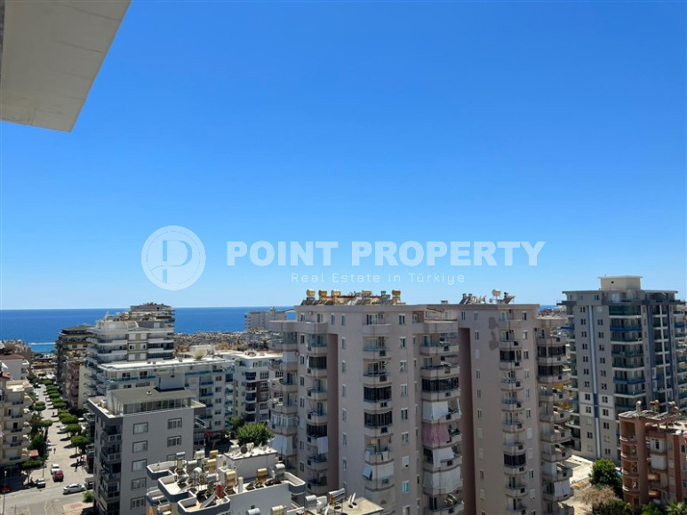 Двухуровневые апартаменты 3+1 в Махмутларе с видом на море и горы, 450 метров к морю-id-1210-фото-28