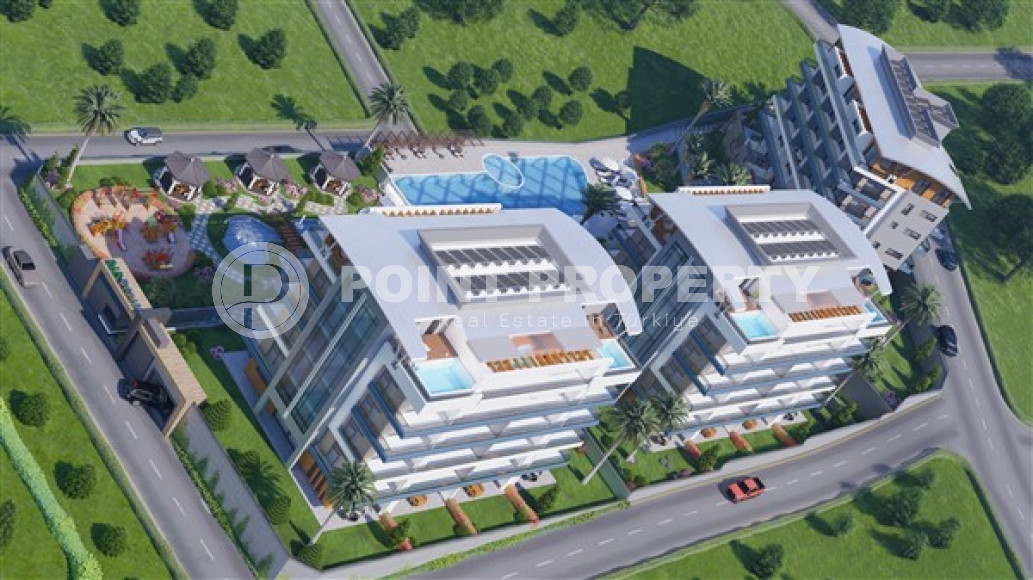 Садовый дуплекс с двумя спальнями, 128м², в новом элитном комплексе, Аланья, Каргыджак-id-2450-фото-21