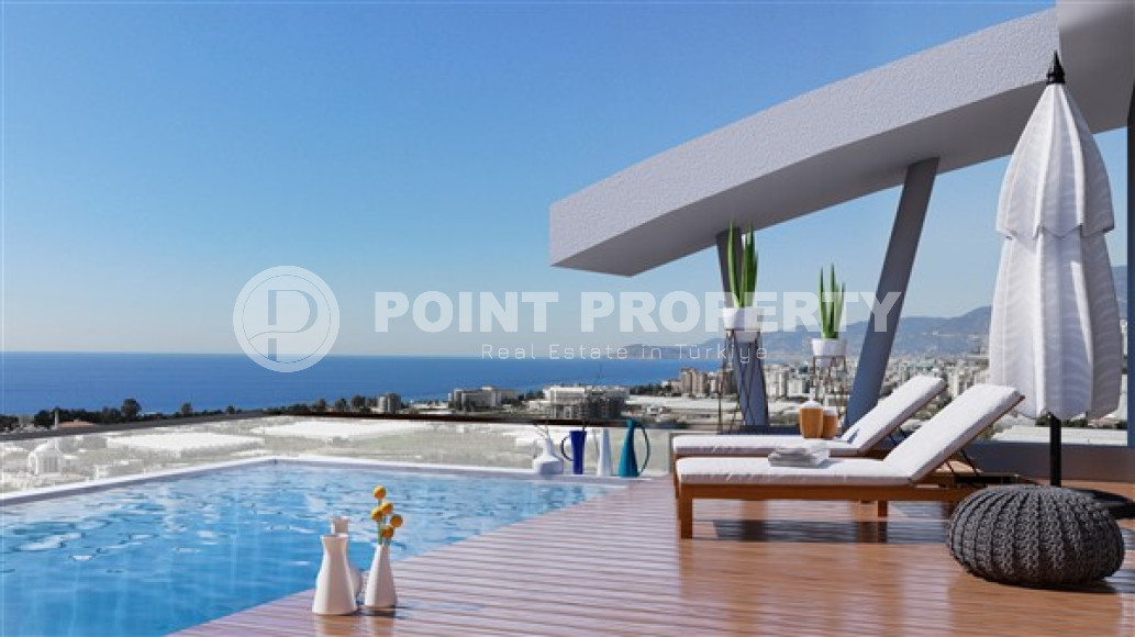 Садовый дуплекс с двумя спальнями, 128м², в новом элитном комплексе, Аланья, Каргыджак-id-2450-фото-22