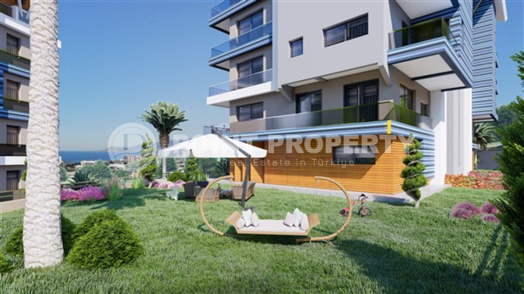 Садовый дуплекс с двумя спальнями, 128м², в новом элитном комплексе, Аланья, Каргыджак-id-2450-фото-26