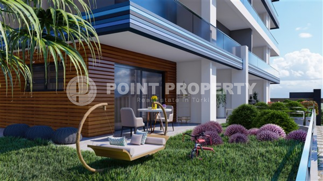 Садовый дуплекс с двумя спальнями, 128м², в новом элитном комплексе, Аланья, Каргыджак-id-2450-фото-29