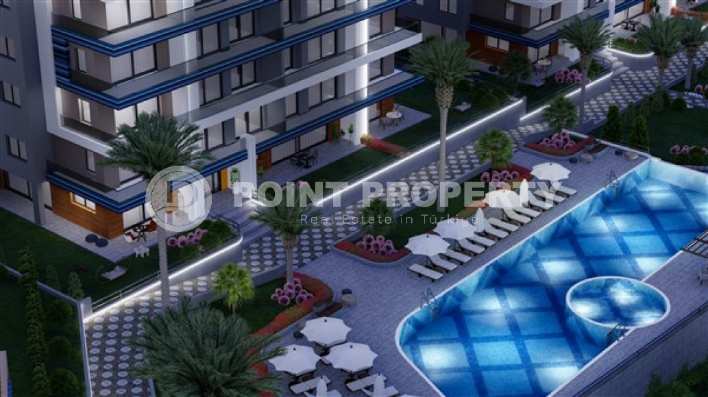 Садовый дуплекс с двумя спальнями, 128м², в новом элитном комплексе, Аланья, Каргыджак-id-2450-фото-35