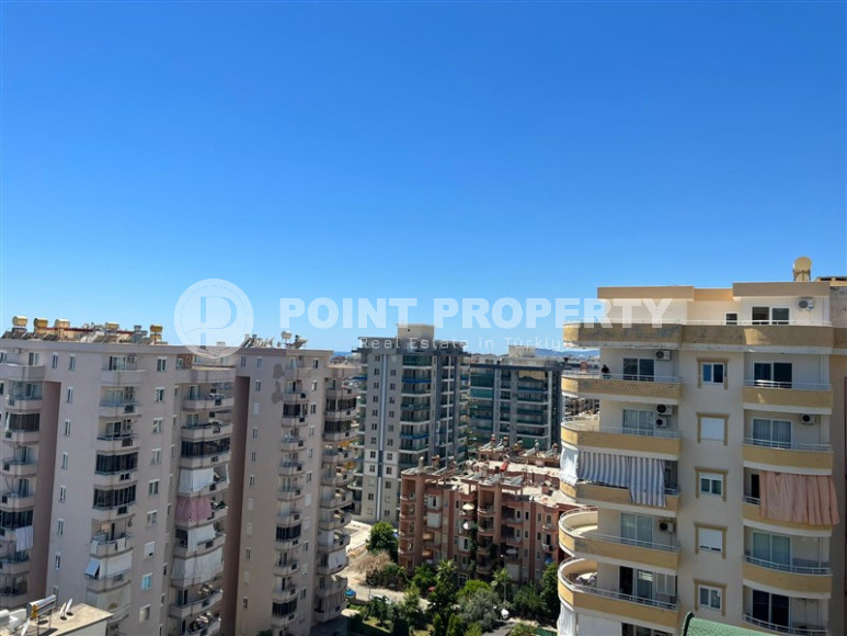 Двухуровневые апартаменты 3+1 в Махмутларе с видом на море и горы, 450 метров к морю-id-1210-фото-30