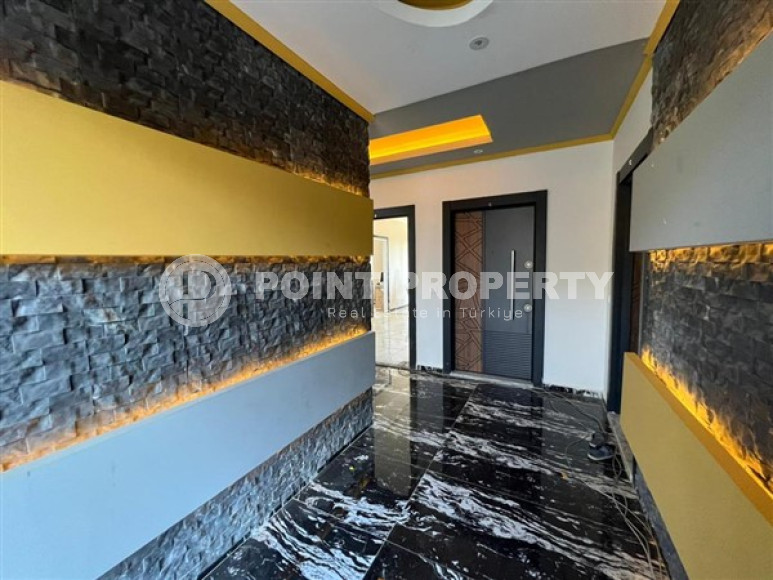 Садовый дуплекс с тремя спальнями, 170м², в новой резиденции в горном районе Чиплаклы, Алания-id-2452-фото-12