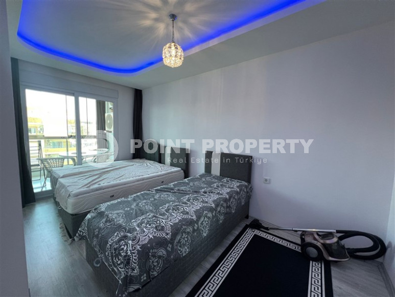 Двухуровневые апартаменты 3+1 в Махмутларе с видом на море и горы, 450 метров к морю-id-1210-фото-33