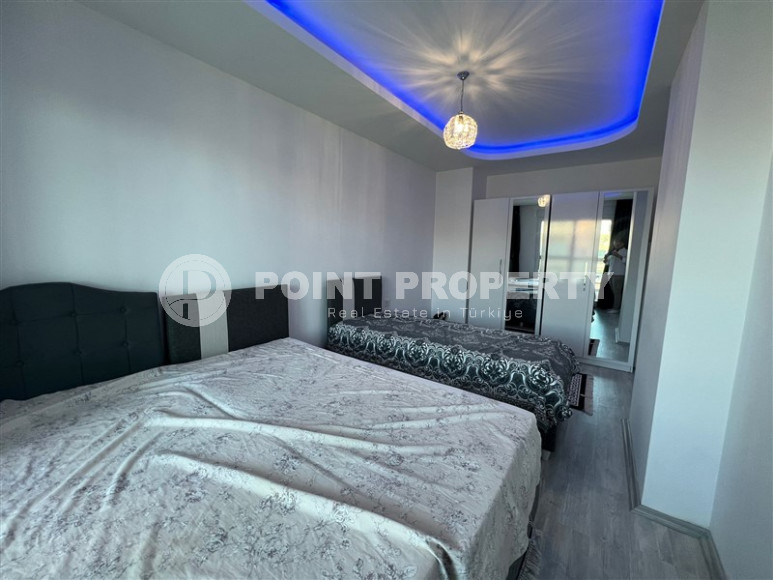 Двухуровневые апартаменты 3+1 в Махмутларе с видом на море и горы, 450 метров к морю-id-1210-фото-34