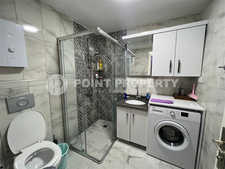 Двухуровневые апартаменты 3+1 в Махмутларе с видом на море и горы, 450 метров к морю-id-1210-фото-36