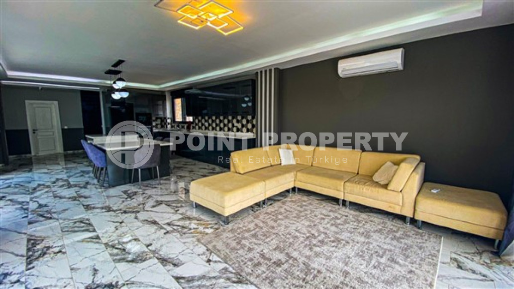 Частная меблированная вилла 4+1, 230м². с панорамными видами в районе Алании – Каргыджак-id-2455-фото-5