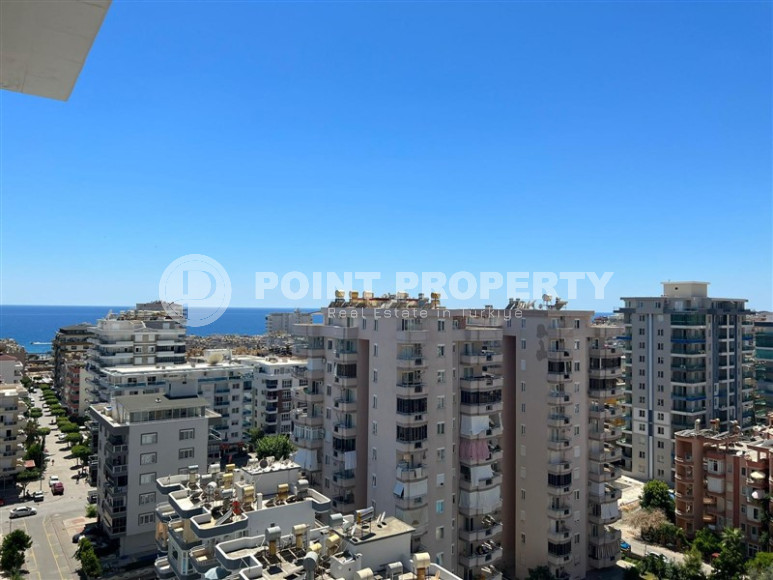 Двухуровневые апартаменты 3+1 в Махмутларе с видом на море и горы, 450 метров к морю-id-1210-фото-43