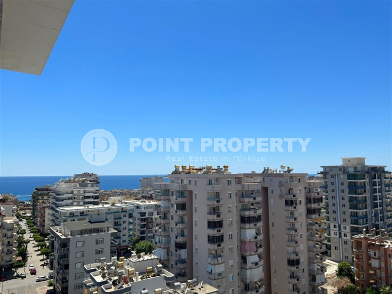 Двухуровневые апартаменты 3+1 в Махмутларе с видом на море и горы, 450 метров к морю-id-1210-фото-44