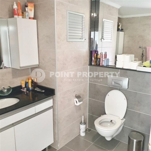 Two bedroom apartment, 125 m², in a complex with infrastructure and 550 m from the sea in Oba, Alanya-id-2458-photo-14