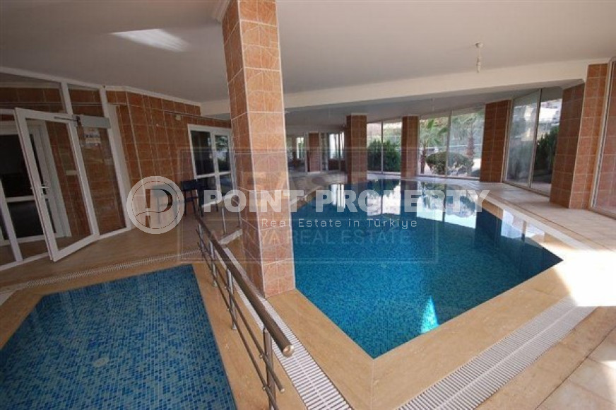 Two bedroom apartment, 125 m², in a complex with infrastructure and 550 m from the sea in Oba, Alanya-id-2458-photo-18