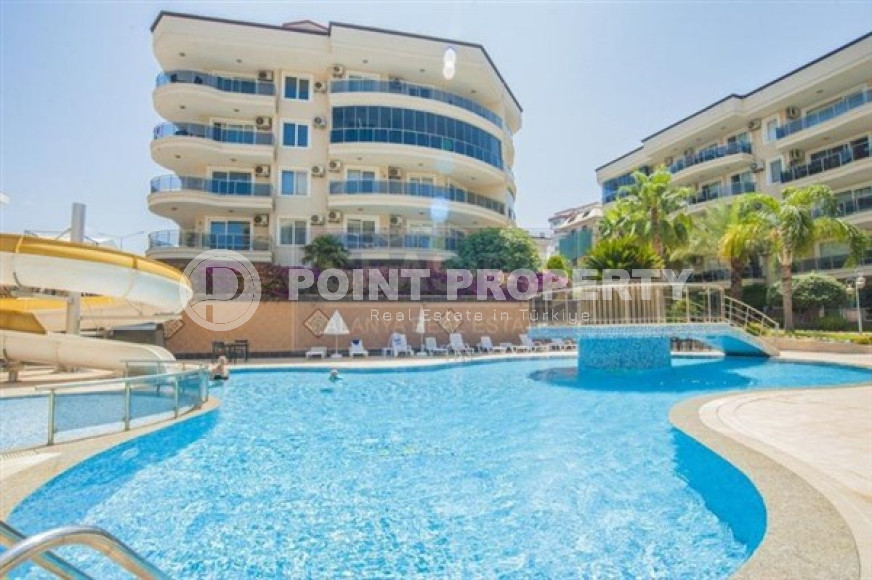 Two bedroom apartment, 125 m², in a complex with infrastructure and 550 m from the sea in Oba, Alanya-id-2458-photo-19