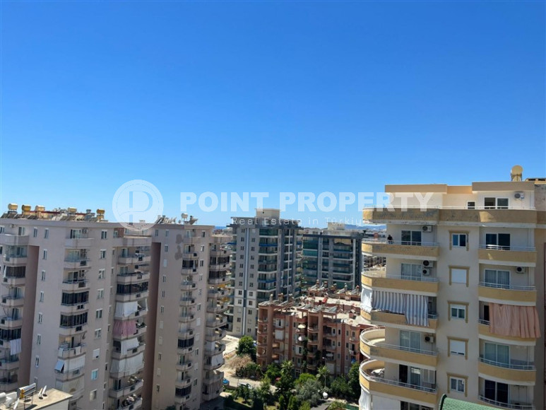 Двухуровневые апартаменты 3+1 в Махмутларе с видом на море и горы, 450 метров к морю-id-1210-фото-46