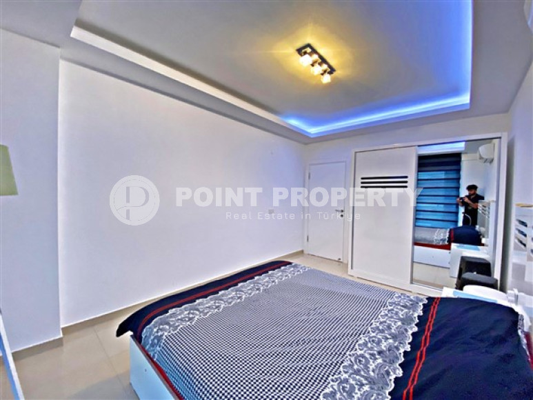 Furnished penthouse 4+1, 220 m², in a premium complex in Oba, Alanya, 700 meters from the sea-id-2463-photo-12